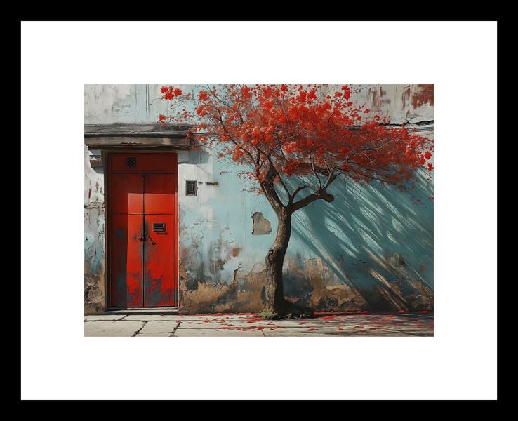 Plakat 18x13cm Widok Na Dawne zdjęcie 3