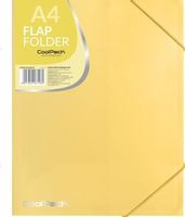 TECZKA A4 Z GUMKĄ PP COOLPACK PASTEL ŻÓŁTA