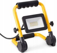 REFLEKTOR LED 20W STOJĄCY WODOODPORNY DŁUGI KABEL 3M PRZENOŚNA LATARNIA