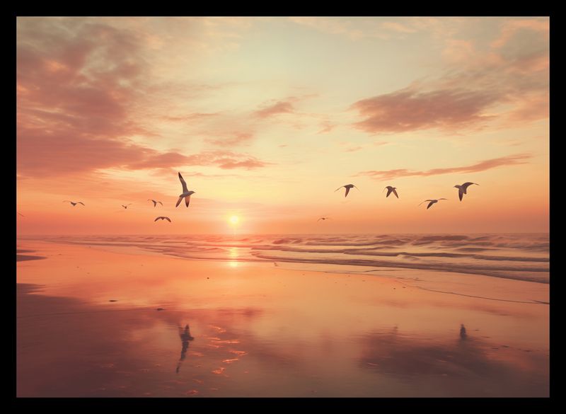 Plakat 35x25cm Spokojna Przystań zdjęcie 2