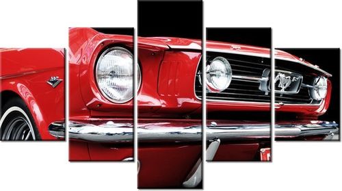 75CM 120 OBRAZ 5 ELEM RED MUSTANG Y ŚCIENNY DRUK na Arena.pl