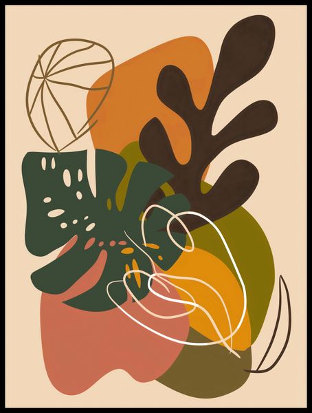 Plakat 60x80cm Leśna Kompozycja zdjęcie 2