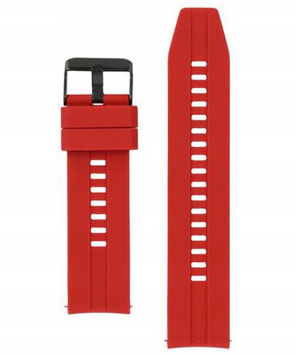 Pasek do zegarka - Vector Smart VCTR-22-S4RD czerwony 20mm na Arena.pl