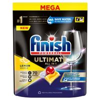 2 x FINISH Powerball Kapsułki do zmywarki Finish Ultimate LEMON 70 sztuk