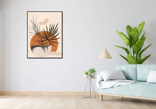 Plakat 75x100cm Palmowy Zachód na Arena.pl