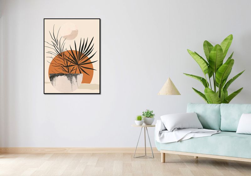 Plakat 75x100cm Palmowy Zachód zdjęcie 4