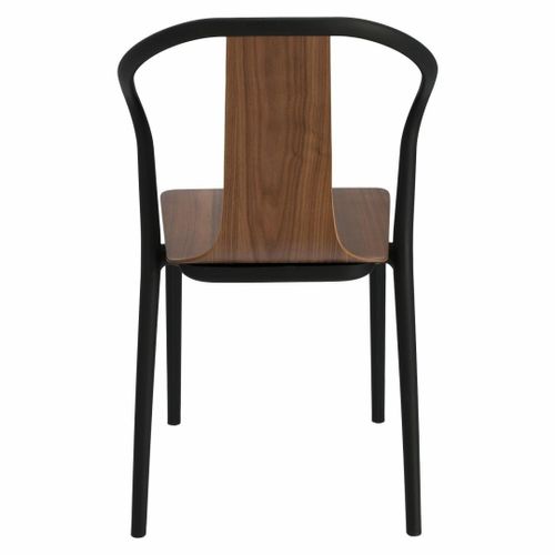 Krzesło Bella czarne/orzech na Arena.pl