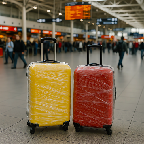 POKROWIEC OCHRONNY NA ŚREDNIĄ WALIZKĘ PODRÓŻNĄ ETUI BAGAŻ PRZEŹROCZYSTY na Arena.pl