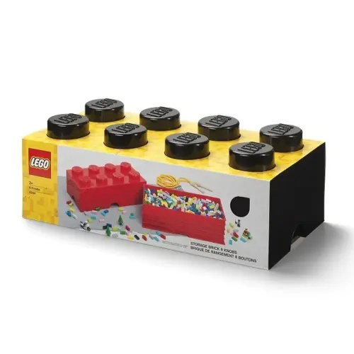 LEGO 40041733 Pojemnik na klocki 4x2 czarny na Arena.pl
