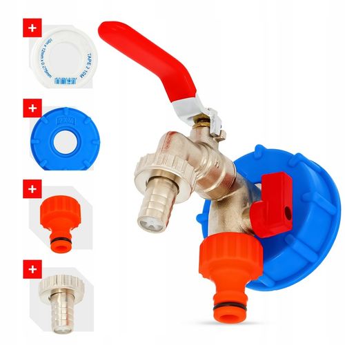 ZAWÓR MAUZERA KRAN CZERPALNY ZBIORNIKA IBC 1000l 3/4x1/2 SZYBKOZŁĄCZKA na Arena.pl