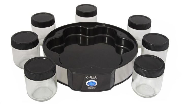 JOGURTOWNICA DOMOWY JOGURT 1,4L 7 SŁOICZKÓW 200ML zdjęcie 6