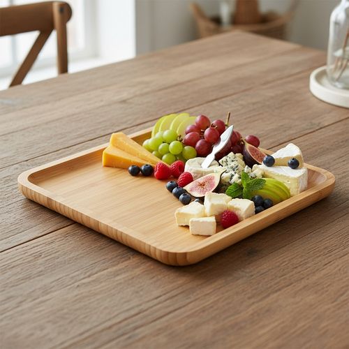 Taca do serwowania bambusowa 25x25 cm na Arena.pl