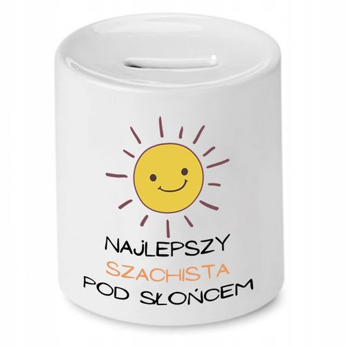 Dla Szachisty Skarbonka Najlepszy Pod Słońcem Z Nadrukiem Ze Zdjęciem na Arena.pl