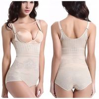 Body wyszczuplające damskie modelujące sylwetkę gorset majtki M