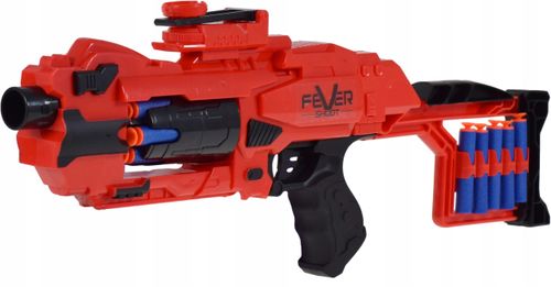 BEZPIECZNA WYRZUTNIA MANUALY KARABIN NA MIĘKKIE STRZAŁKI ZABAWKA DLA DZIECI na Arena.pl