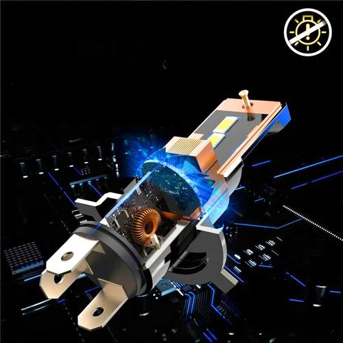 ŻARÓWKI H4 LED ŻARÓWKA MOCNE BIAŁE 12V 100W +1000% CANBUS 1:1 HOMOLOGACJA na Arena.pl