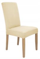 Zestaw 6Szt. Pokrowiec Na Krzesło Jasny Beż Elastyczny [21M-6Szt]