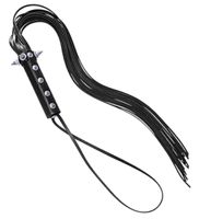 Bat skórzany z kolcami