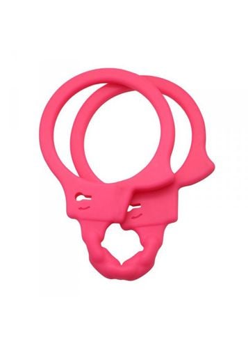kajdanki realistic handcuffs. premium silicone material na Arena.pl