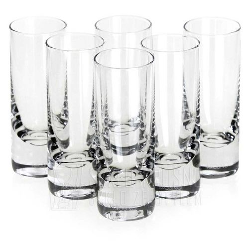 Wysokie smukłe kieliszki do wódki SHOT lufa shoty | KROSNO 50ml | 6 sztuk na Arena.pl