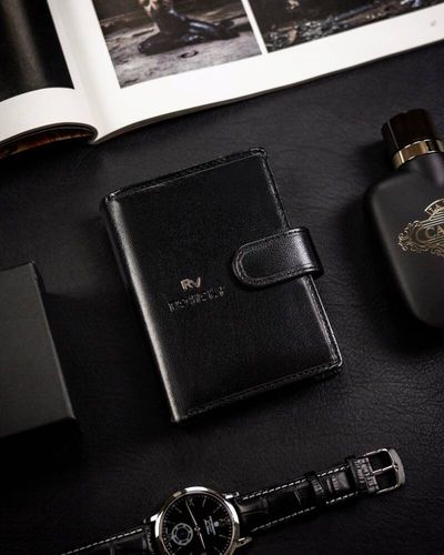 elegancki, skórzany portfel męski - rovicky na Arena.pl