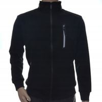 Bluza męska rozpinana ze stójką M/L PREMIUM czarna
