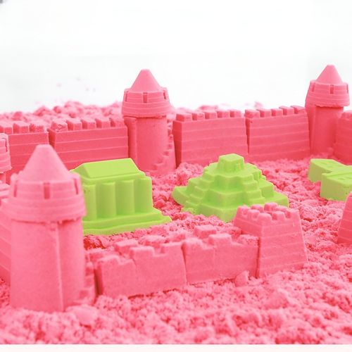 PIASEK KINETYCZNY 3kg + FOREMKI BASEN PIASKOWNICA MAGICZNY ZESTAW AKCESORIA na Arena.pl