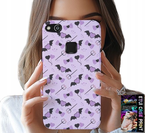 ETUI DO HUAWEI P10 LITE - MODNE WZORY WIDŁY SERCA KOKARDKI KOKARDA na Arena.pl