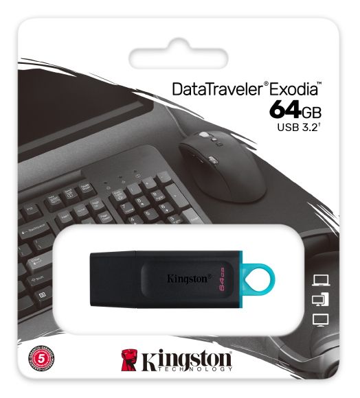 PENDRIVE KINGSTON EXODIA DTX/64GB 64 GB zdjęcie 1