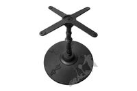 NOGA STOŁU J05 - NISKA Z KRZYŻAKIEM PODWÓJNE LISTKI PODSTAWA STÓŁ ŻELIWNA