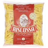 PASTIFICIO RISCOSSA Makaron Penne Zite Rigate rurki skośnie cięte prążkowane 500 g