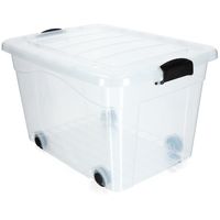 POJEMNIK ORGANIZER PUDEŁKO ZABAWKI NA KÓŁKACH 60L