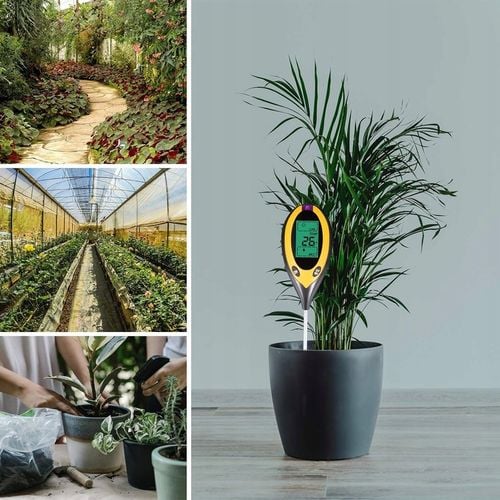 KWASOMIERZ MIERNIK TESTER OGRODNICZY PH GLEBY ZIEMII TEMPERATURA WILGOTNOŚĆ na Arena.pl