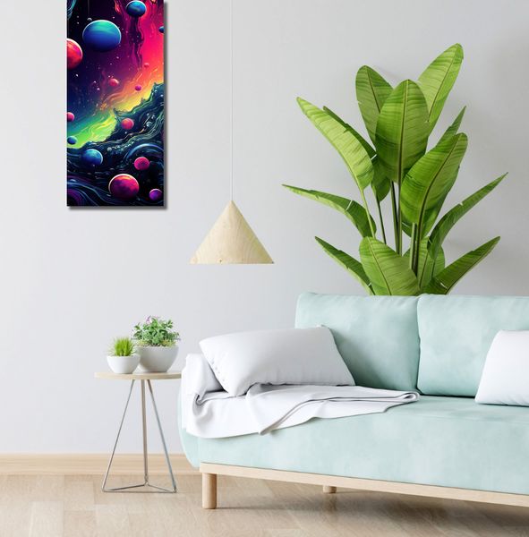 Obraz 30x70cm Kalejdoskop Galaktyk zdjęcie 2