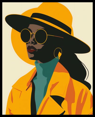 Plakat 40x50cm Żółta Stylowość na Arena.pl