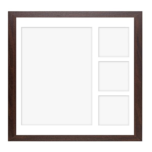 Ramka na 4 zdjęcia Hekla 40x40x4 MDF galeria brązowy 1szt. zdjęcie 2