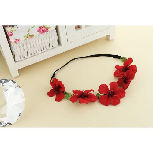 wianek opaska wianuszek kwiaty bogaty w76 na Arena.pl