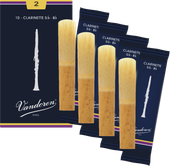 Stroik klarnet Bb 2 Vandoren Classic Blue CR102 4 szt. ZESTAW