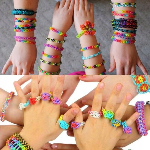 MEGA ZESTAW GUMKI DO ROBIENIA BRANSOLETEK XXL W KUFERKU DUŻY NA PREZENT DIY na Arena.pl