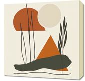 Obraz 50x50cm Beżowe Spojrzenie