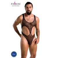 passion body leon czarny s/m - eleganckie body z certyfikatem oeko-tex