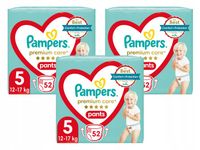 Pampers Premium Care 5 3x52 szt. 12-17 kg Pieluchomajtki