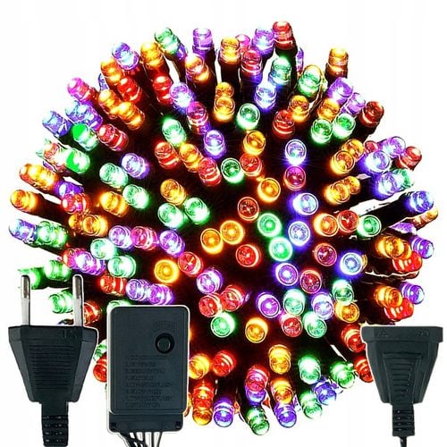 LAMPKI CHOINKOWE 500 LED MULTI KOLOR 35M PROGRAMATOR ŚWIATEŁKA ŁAŃCUCH na Arena.pl