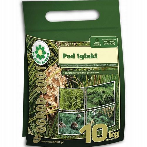 WIOSENNY nawóz do iglaków TUI10 KG SOLIDNY SZTRZAŁ W KOLORZE ZIELONE IGLAKI na Arena.pl