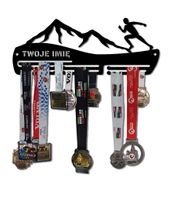 Wieszak na medale GÓRY RUN twoje imię dowolny tekst 80.3