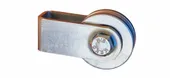 Solidna metalowa rolka 49mm na linkę z uchwytem do grilla