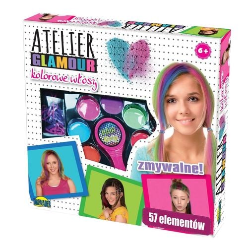 atelier glamour kolorowe włosy 0010 na Arena.pl