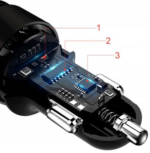 Transmiter Bluetooth FM Ładowarka 2x USB MP3 JACK na Arena.pl