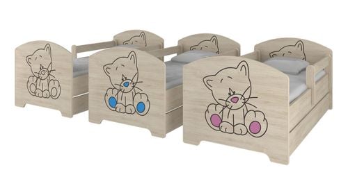 Łóżko dziecięce OSKAR BABY BOO 140x70 szuflada GRAWER WZORY!! na Arena.pl