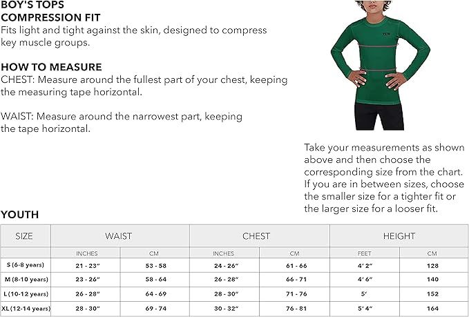 Koszulka Termiczna dla Chłopców Długi Rękaw Kompresyjna Zielona 6 8 Lat S zdjęcie 7